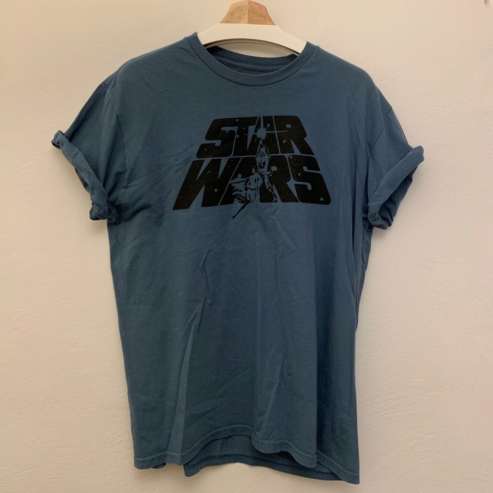 Star Wars Episode IV A New Hope Blue T-Shirt